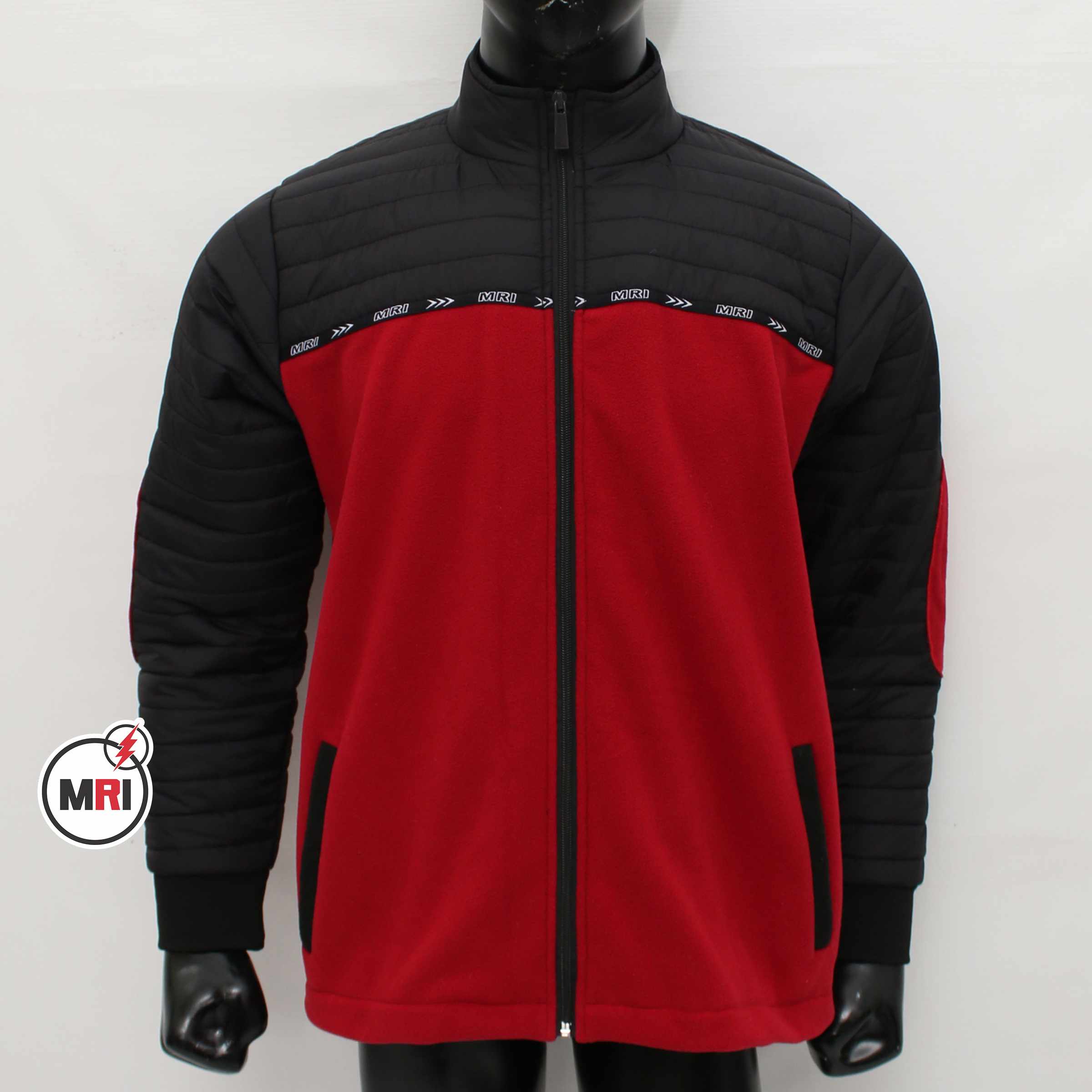 Black Red Puffer Jacket