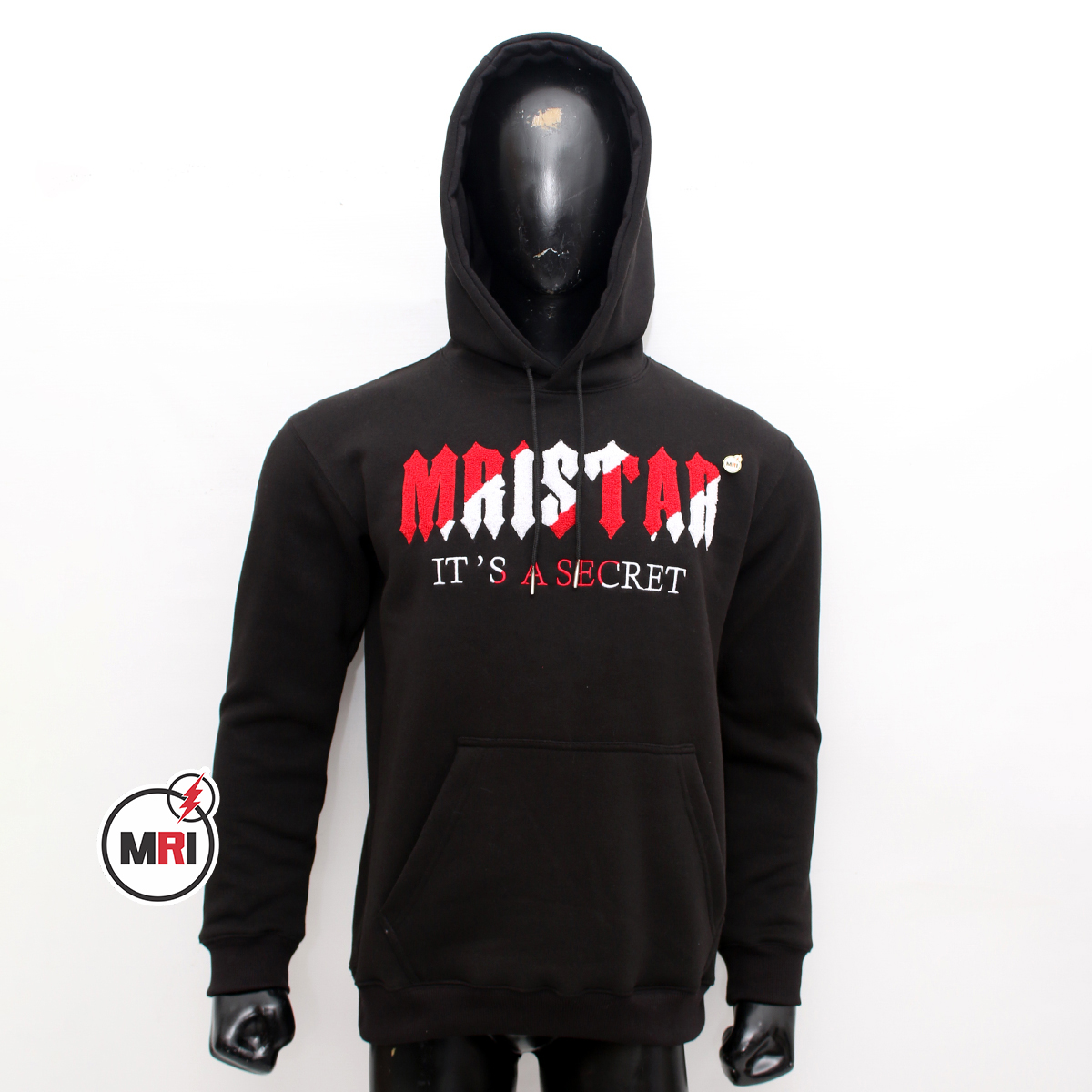 Chenille Embroidery Pullover Hoodie